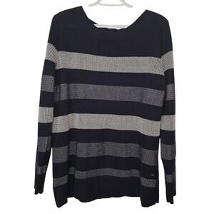 Market & Spruce Waffle Knit Oversized Sweater - Size XL